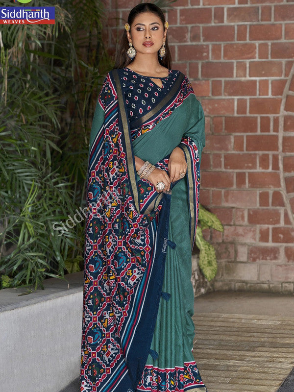 Siddhanth Rajkoti Patola Fancy Sarees in fancy fabric for party wear