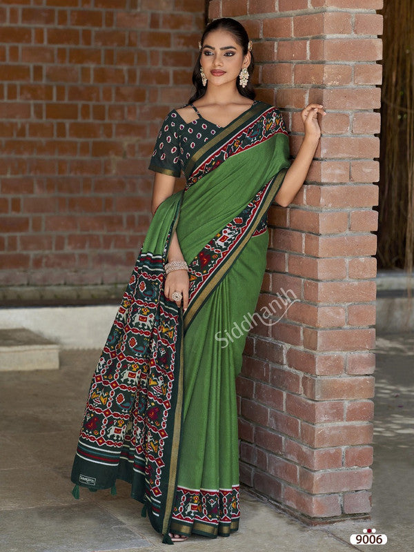 Siddhanth Rajkoti Patola Fancy Sarees in fancy fabric for party wear