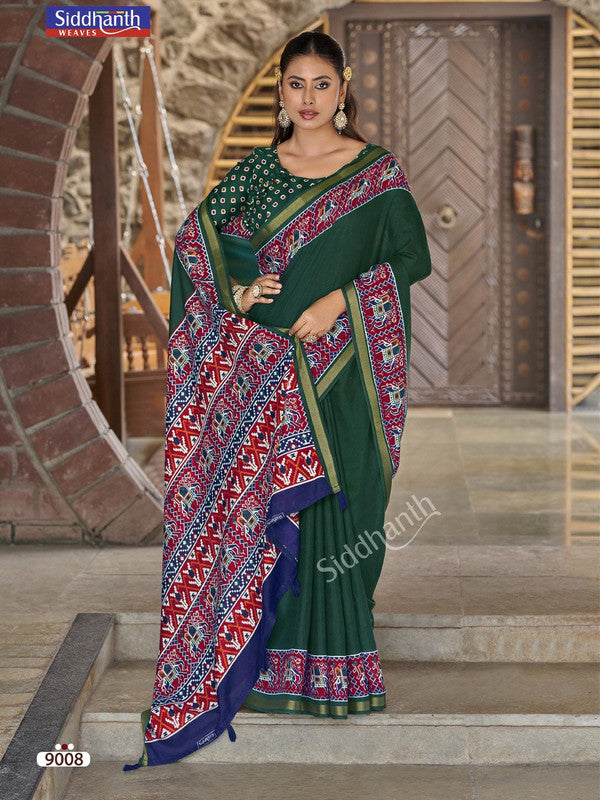 Siddhanth Rajkoti Patola Fancy Sarees in fancy fabric for party wear