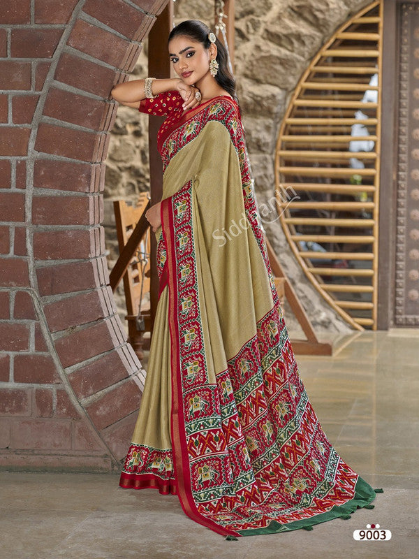 Siddhanth Rajkoti Patola Fancy Sarees in fancy fabric for party wear