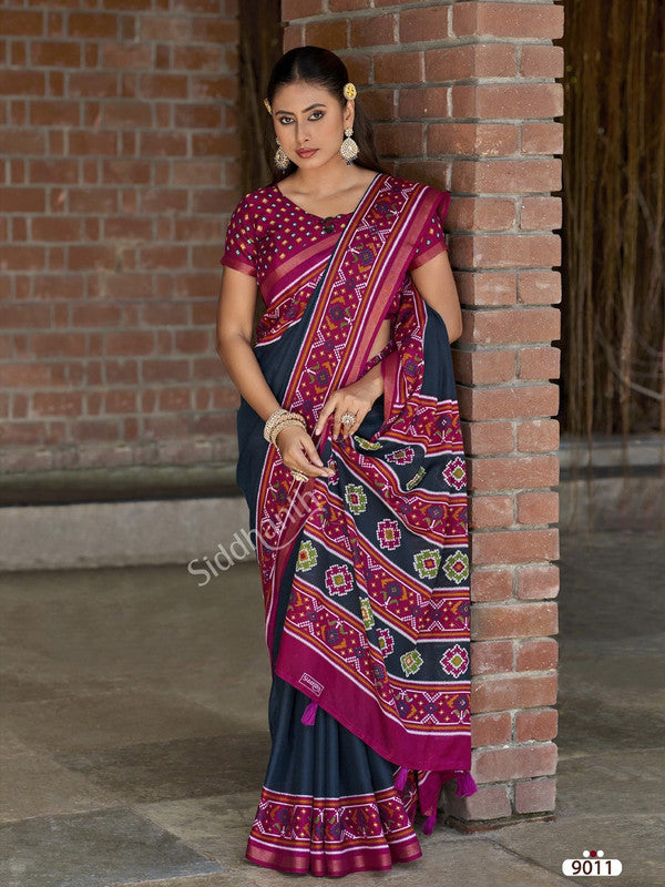 Siddhanth Rajkoti Patola Fancy Sarees in fancy fabric for party wear