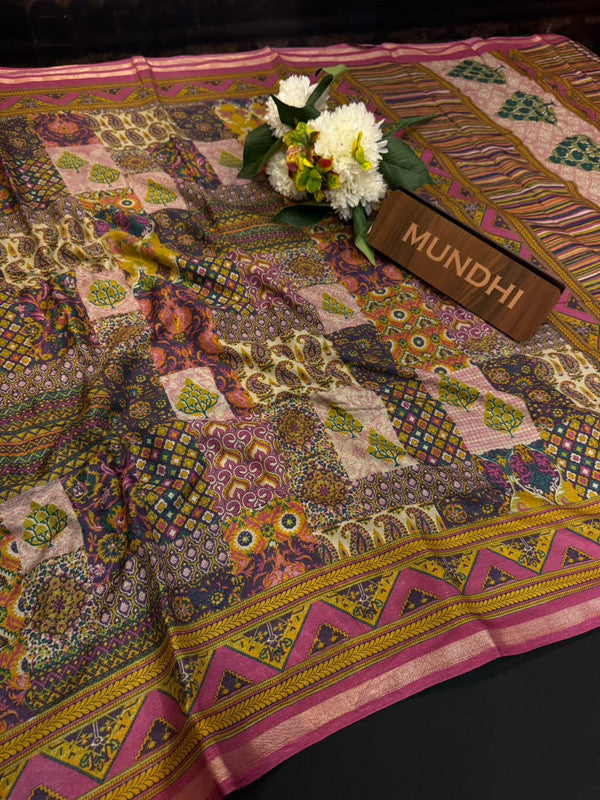 Siddhanth Malai Cotton Fancy Sarees in fancy fabric for party wear