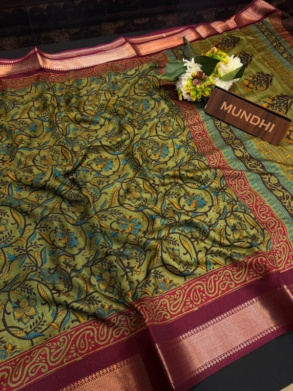 Mysore Silk Fancy Sarees in fancy fabric for party wear
