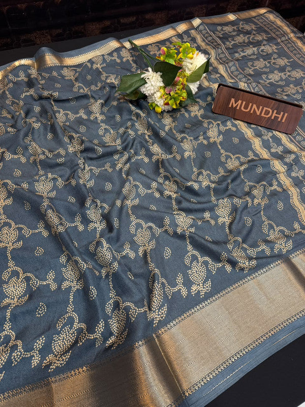 Jharokha Jaal Fancy Sarees in fancy fabric for party wear