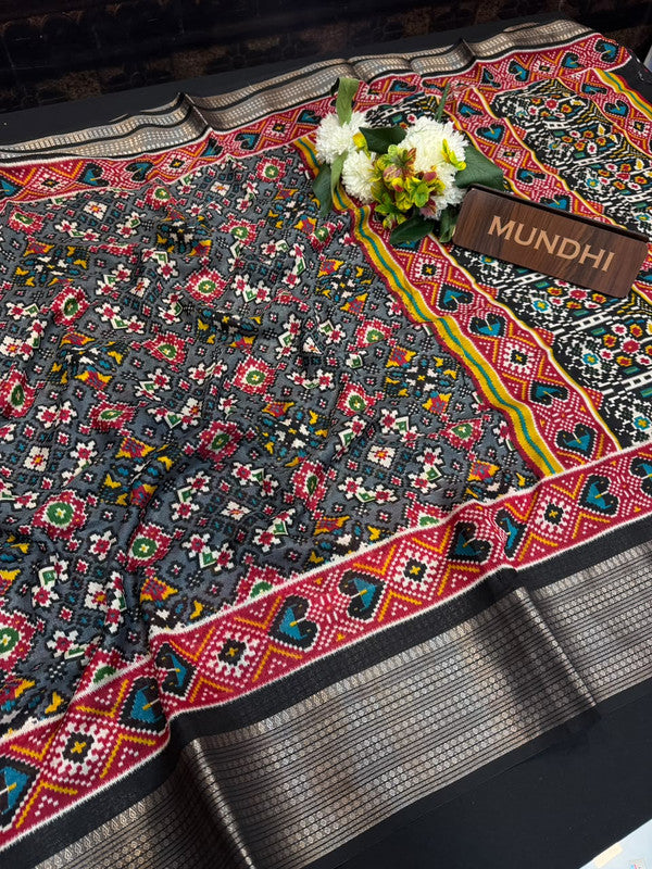 Lagdi Patola Fancy Sarees in fancy fabric for party wear