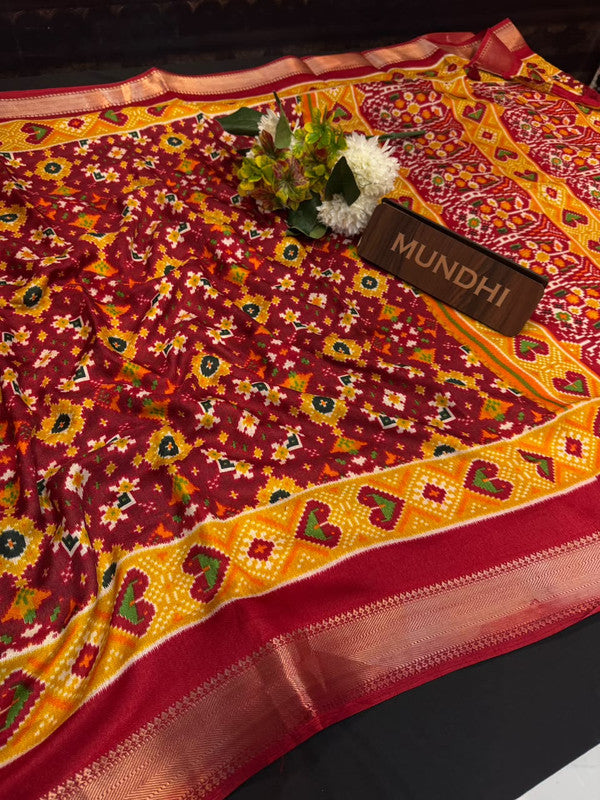 Siddharth Lagdi Patola Fancy Saree | Zari Work | ST82