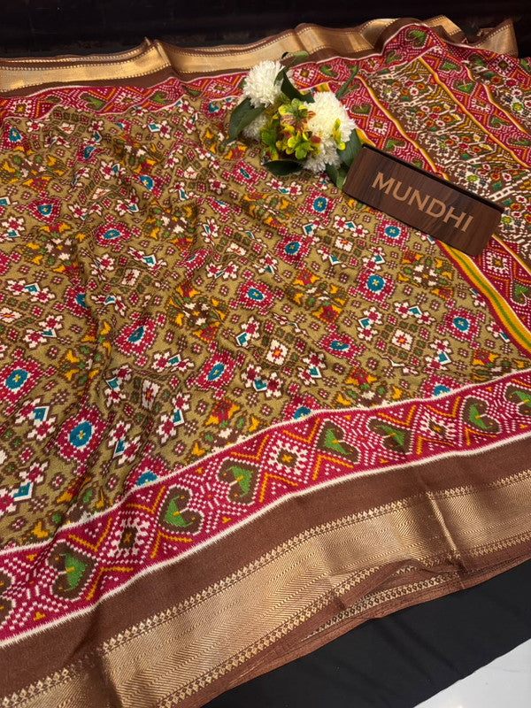 Siddharth Lagdi Patola Fancy Saree | Zari Work | ST84