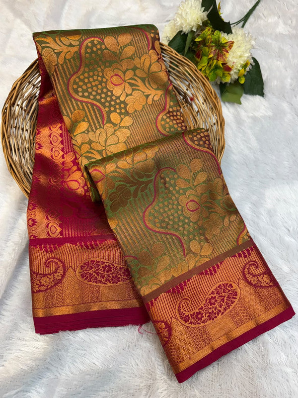 Offer Rapier Saree 400K Special with zari work