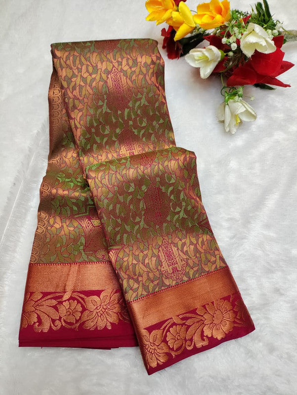 Offer Rapier Saree 400K Special with zari work