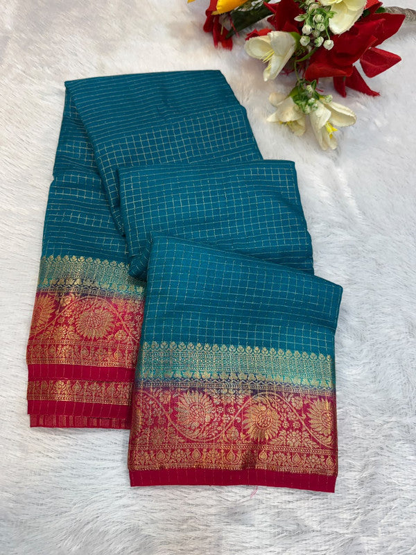 Mysore Crepe Silk Saree | Zari Work | MCS18