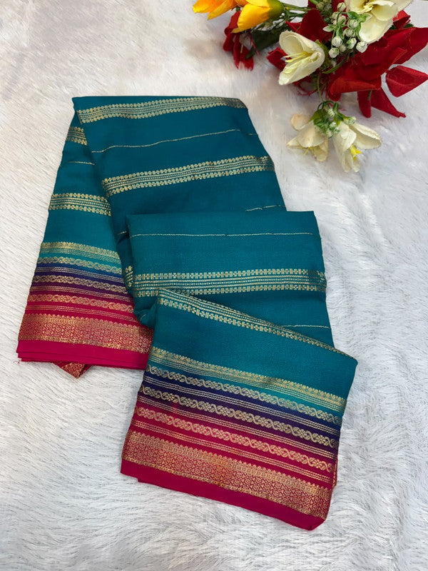 Mysore Crepe Silk Saree | Zari Work | MCS29
