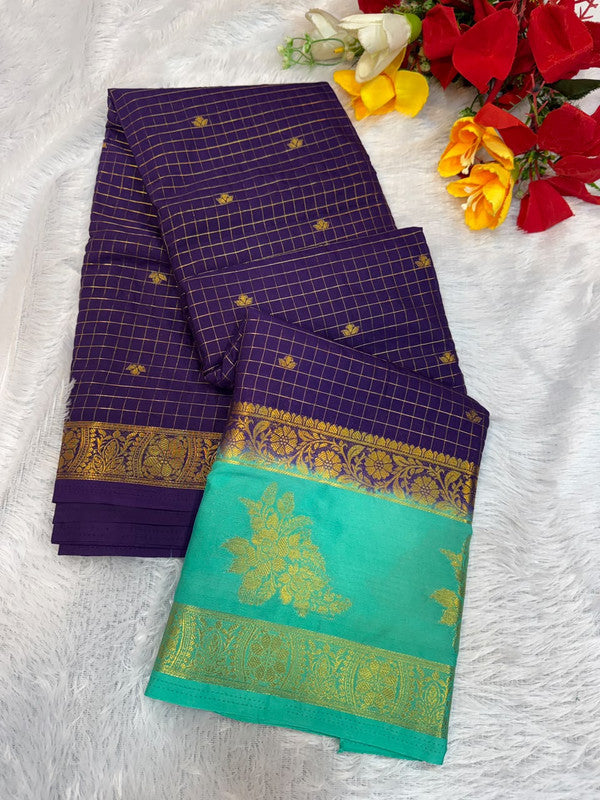 Mysore Crepe Silk Saree | Zari Work | MCS38