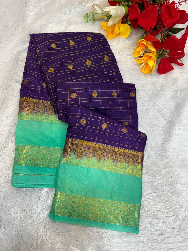Mysore Crepe Silk Saree | Zari Work | MCS41