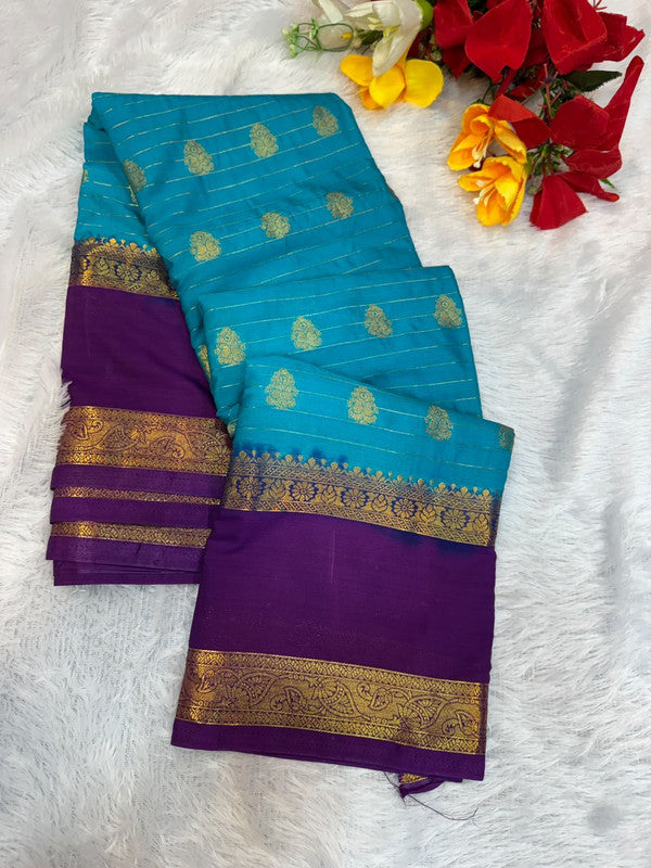 Mysore Crepe Silk Saree | Zari Work | MCS51