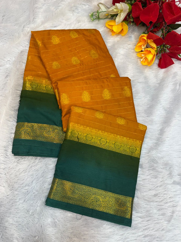 Mysore Crepe Silk Saree | Zari Work | MCS58