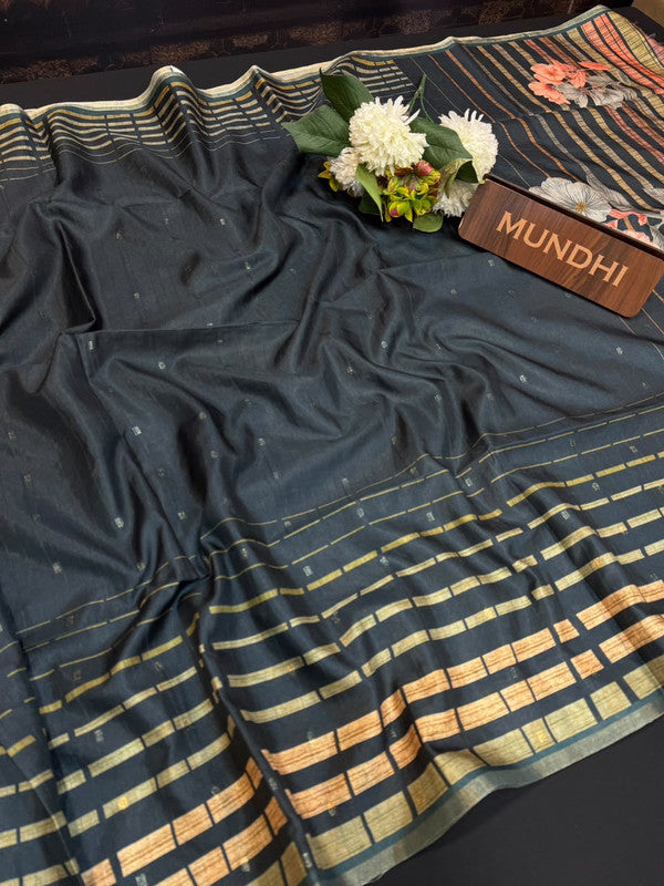 Kashmiri Butti Fancy Silk Saree | Digital Fancy Saree| BLR37