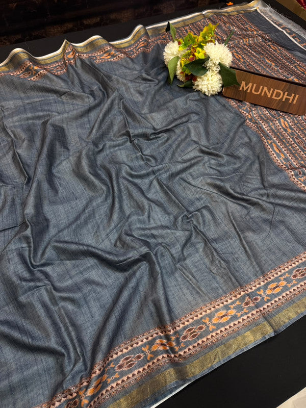 Rashika Fancy Saree with zari and print design