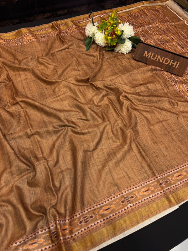Rashika Fancy Saree with zari and print design