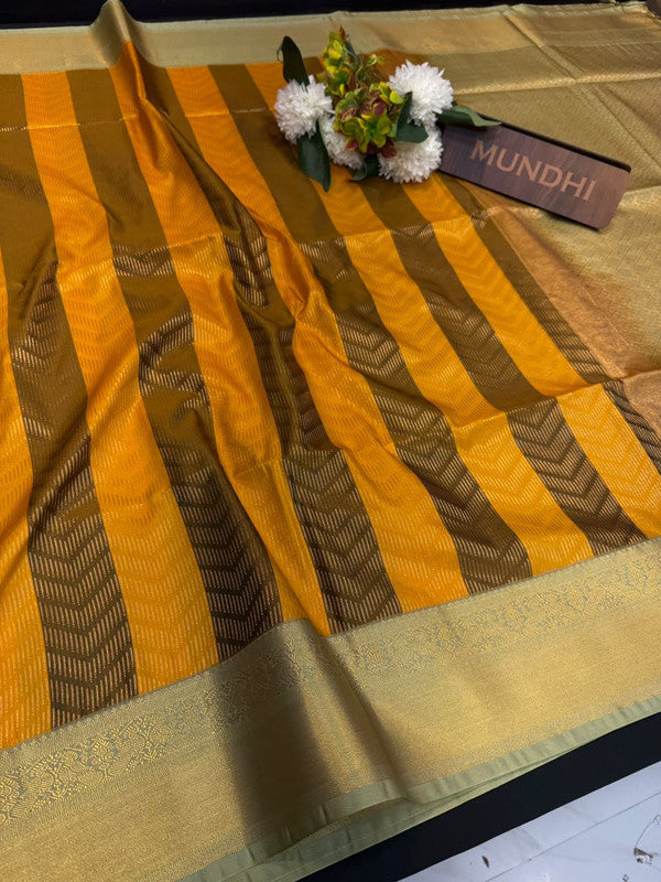 Upgrade your saree collection with the Vennila Semi Silk Saree and bring effortless elegance to every occasion. 