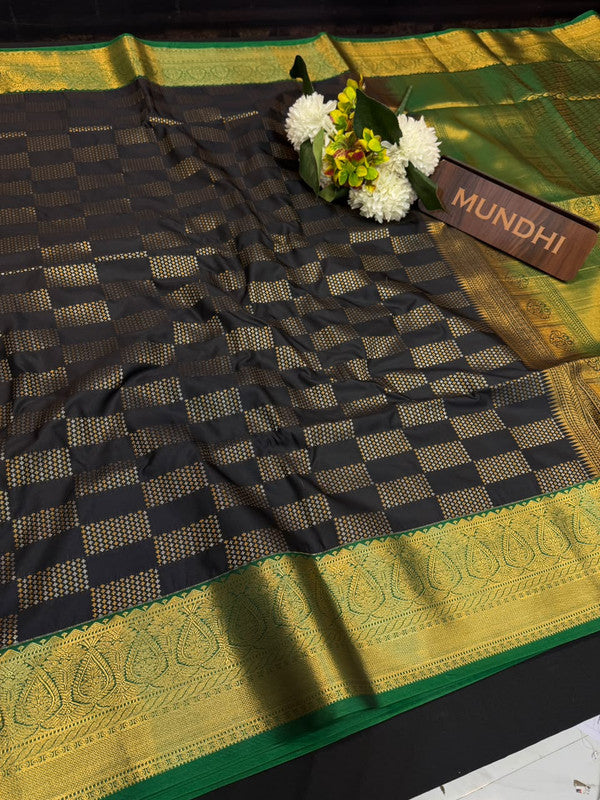 Upgrade your saree collection with the Vennila Semi Silk Saree and bring effortless elegance to every occasion. 
