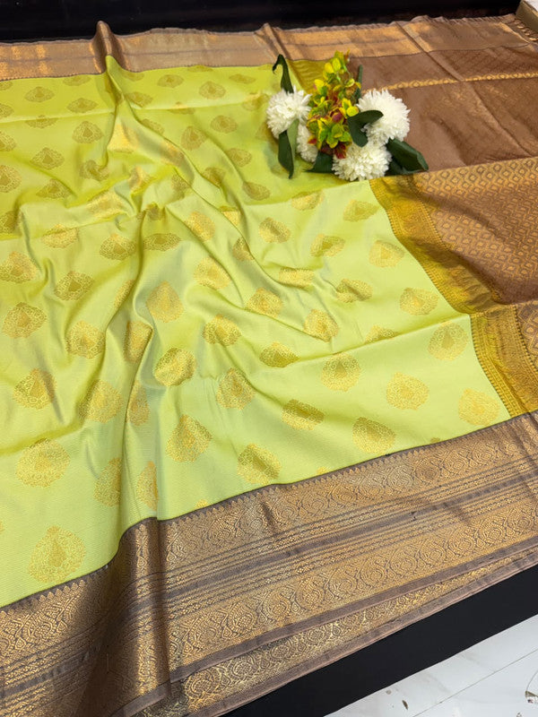 Upgrade your saree collection with the Vennila Semi Silk Saree and bring effortless elegance to every occasion. 