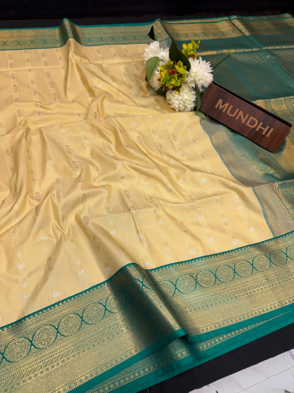 Upgrade your saree collection with the Vennila Semi Silk Saree and bring effortless elegance to every occasion. 