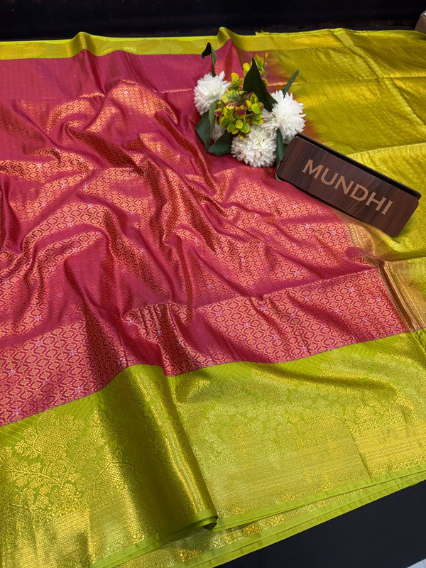 Upgrade your saree collection with the Vennila Semi Silk Saree and bring effortless elegance to every occasion. 