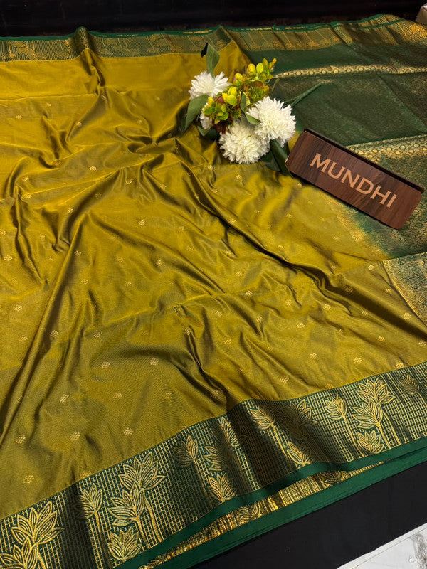 Upgrade your saree collection with the Vennila Semi Silk Saree and bring effortless elegance to every occasion. 