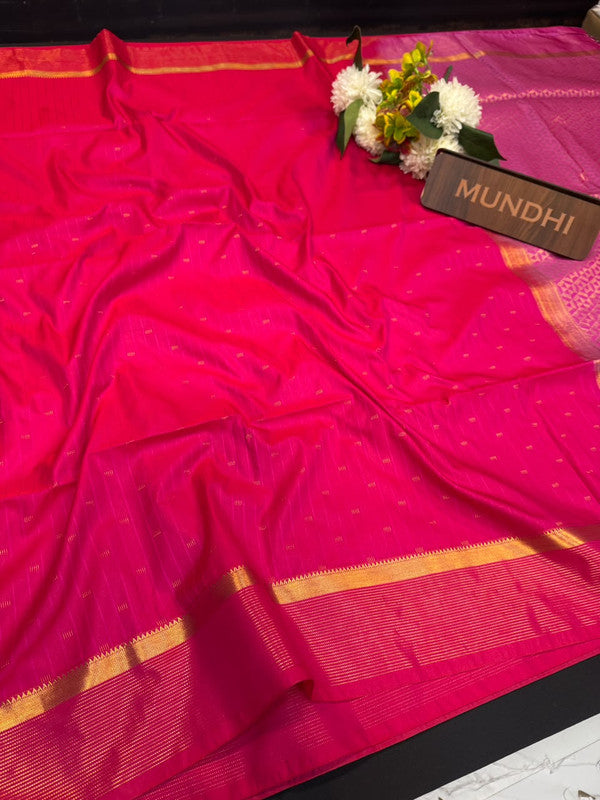 Upgrade your saree collection with the Vennila Semi Silk Saree and bring effortless elegance to every occasion. 