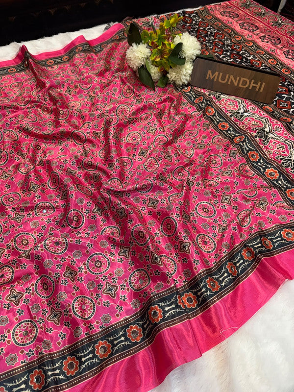 Diamond Fancy Silk Saree with elegant zari work