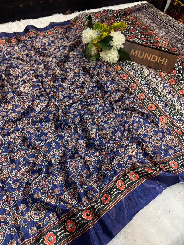 Diamond Fancy Silk Saree with elegant zari work