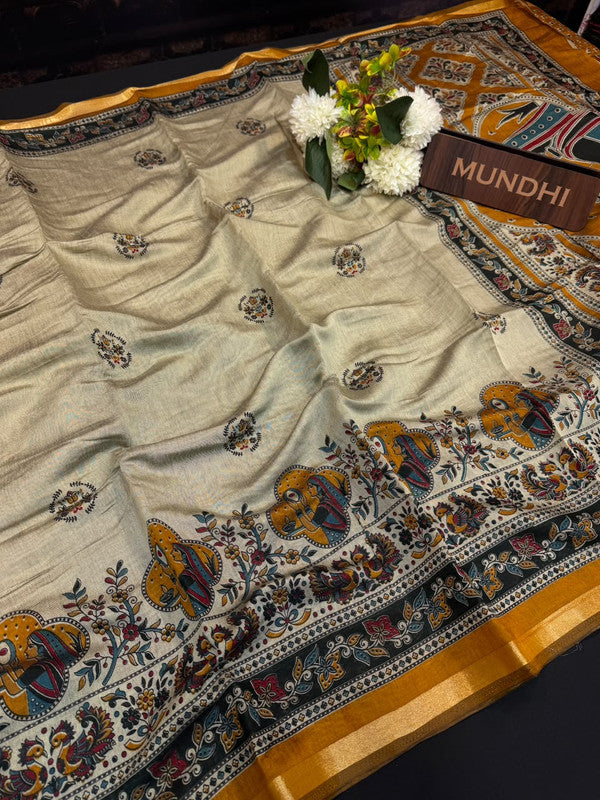 Maheshwari Silk Fancy Saree |  Zari Work Design | ME02