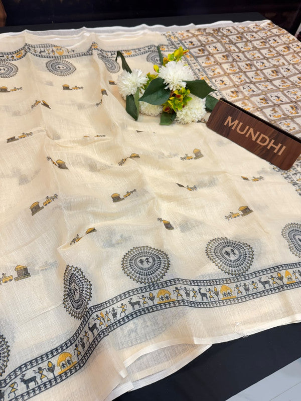 Lilan Latkan Fancy Silk Saree with Zari Work