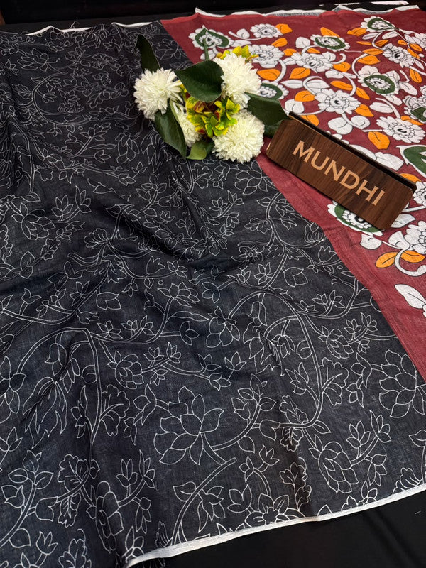 Lilan Latkan Fancy Silk Saree with Zari Work