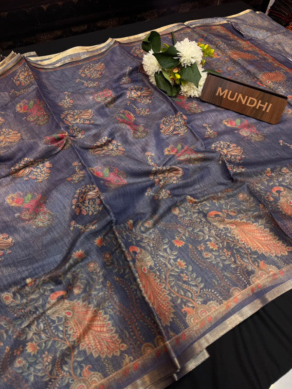 Ridhima Fancy Silk Saree with Zari Work| RF21