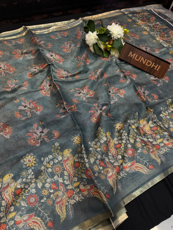 Ridhima Fancy Silk Saree with Zari Work| RF24
