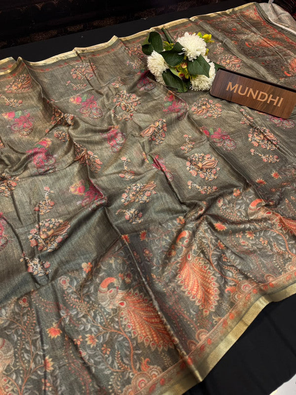Ridhima Fancy Silk Saree with Zari Work| RF23