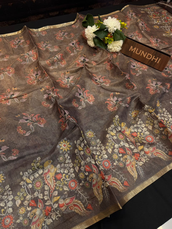 Ridhima Fancy Silk Saree with Zari Work| RF28