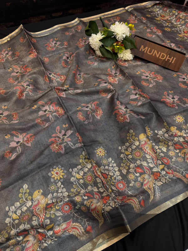 Ridhima Fancy Silk Saree with Zari Work| RF29