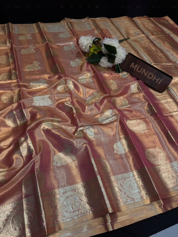 Zivara Silk Fancy Saree with elegant zari work