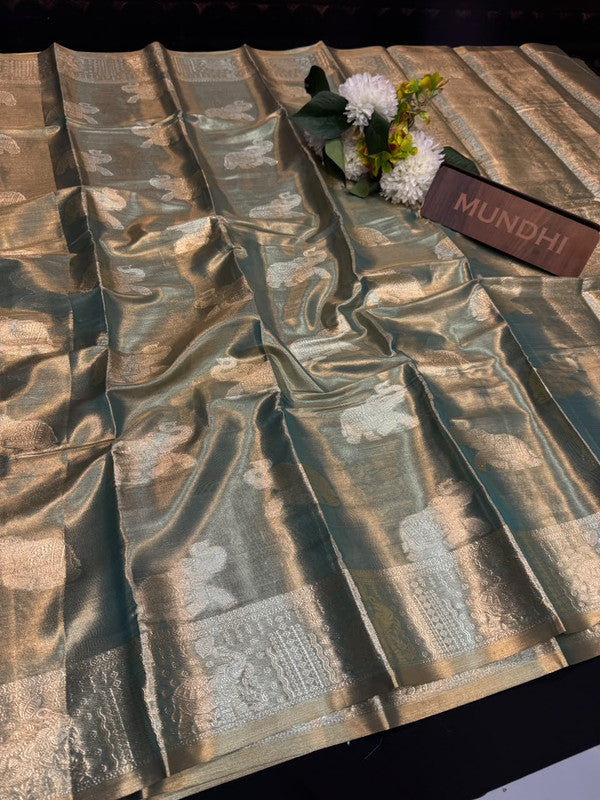 Zivara Silk Fancy Saree with elegant zari work