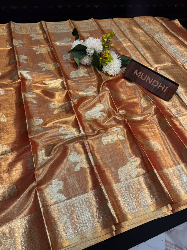 Zivara Silk Fancy Saree with elegant zari work