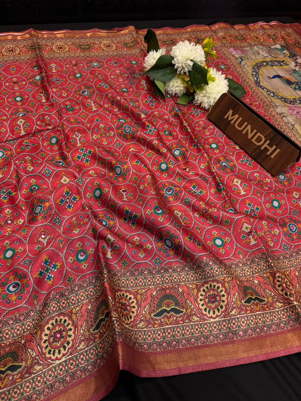 Siddhanth Maheshwari Mayura Fancy Silk Saree with Zari Work| MAW06