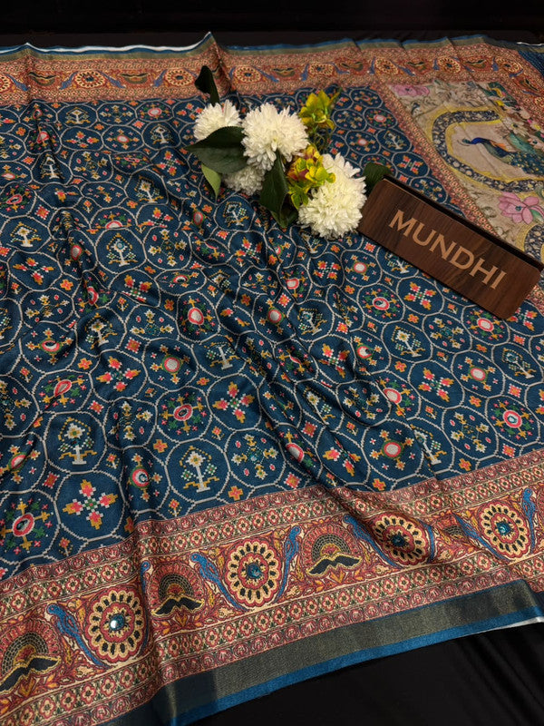 Siddhanth Maheshwari Mayura Fancy Silk Saree with Zari Work| MAW08