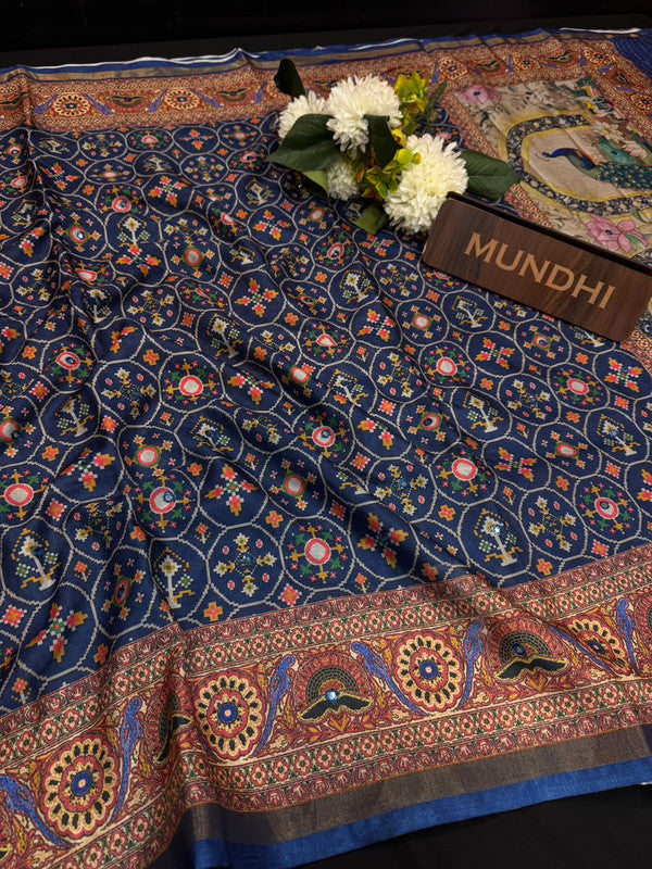 Siddhanth Maheshwari Mayura Fancy Silk Saree with Zari Work| MAW09