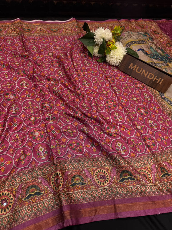 Siddhanth Maheshwari Mayura Fancy Silk Saree with Zari Work| MAW07