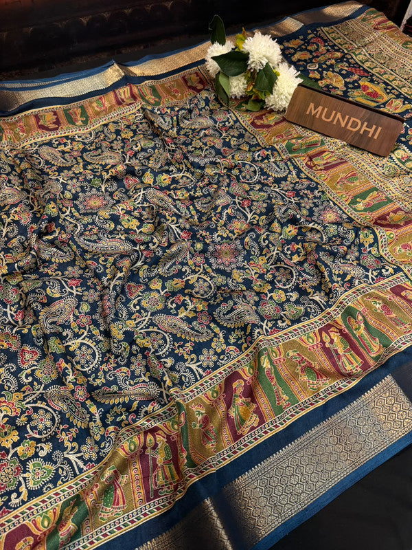 Siddharth Rajwada Threads Elegance Fancy Saree | Zari Work | ST92