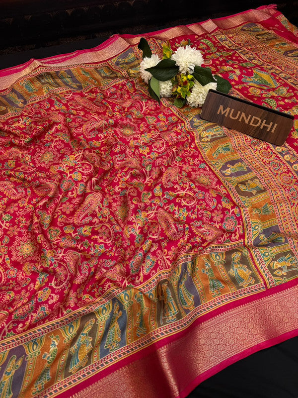 Siddharth Rajwada Threads Elegance Fancy Saree | Zari Work | ST96
