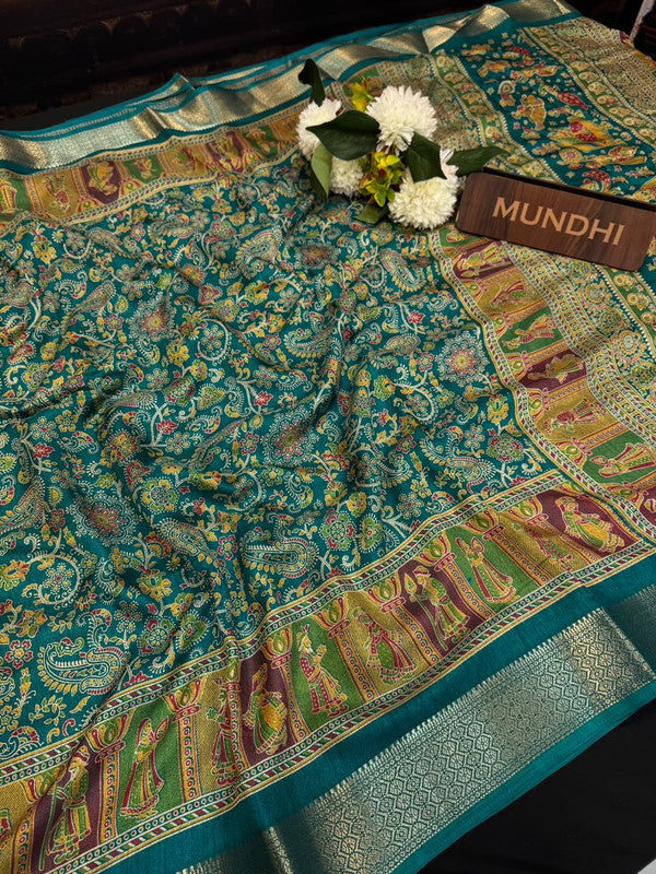 Siddharth Rajwada Threads Elegance Fancy Saree | Zari Work | ST95