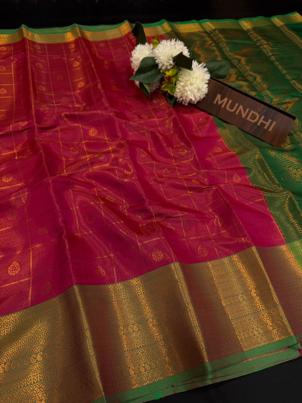 Venmathi Soft Silk Saree with Traditional Zari Work